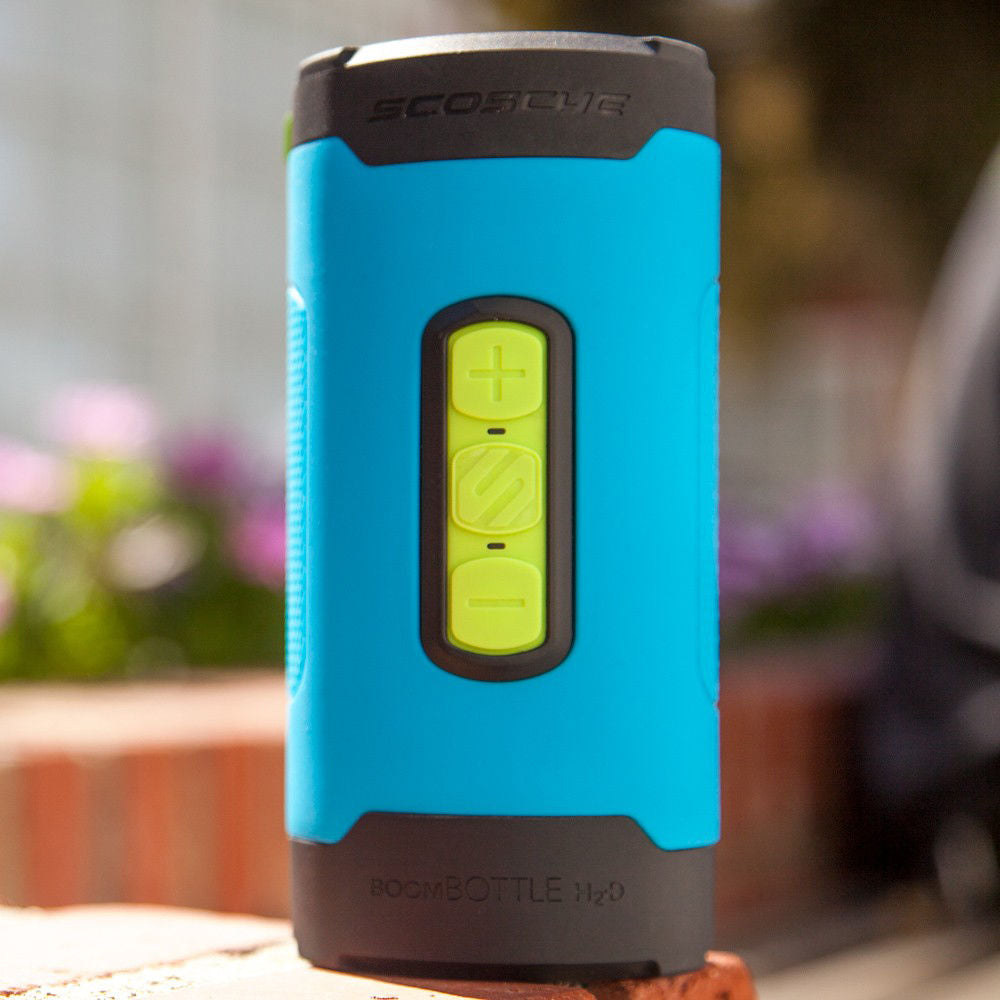 BoomBottle H2O+ Rugged Waterproof Wireless Speaker (Sports Blue)