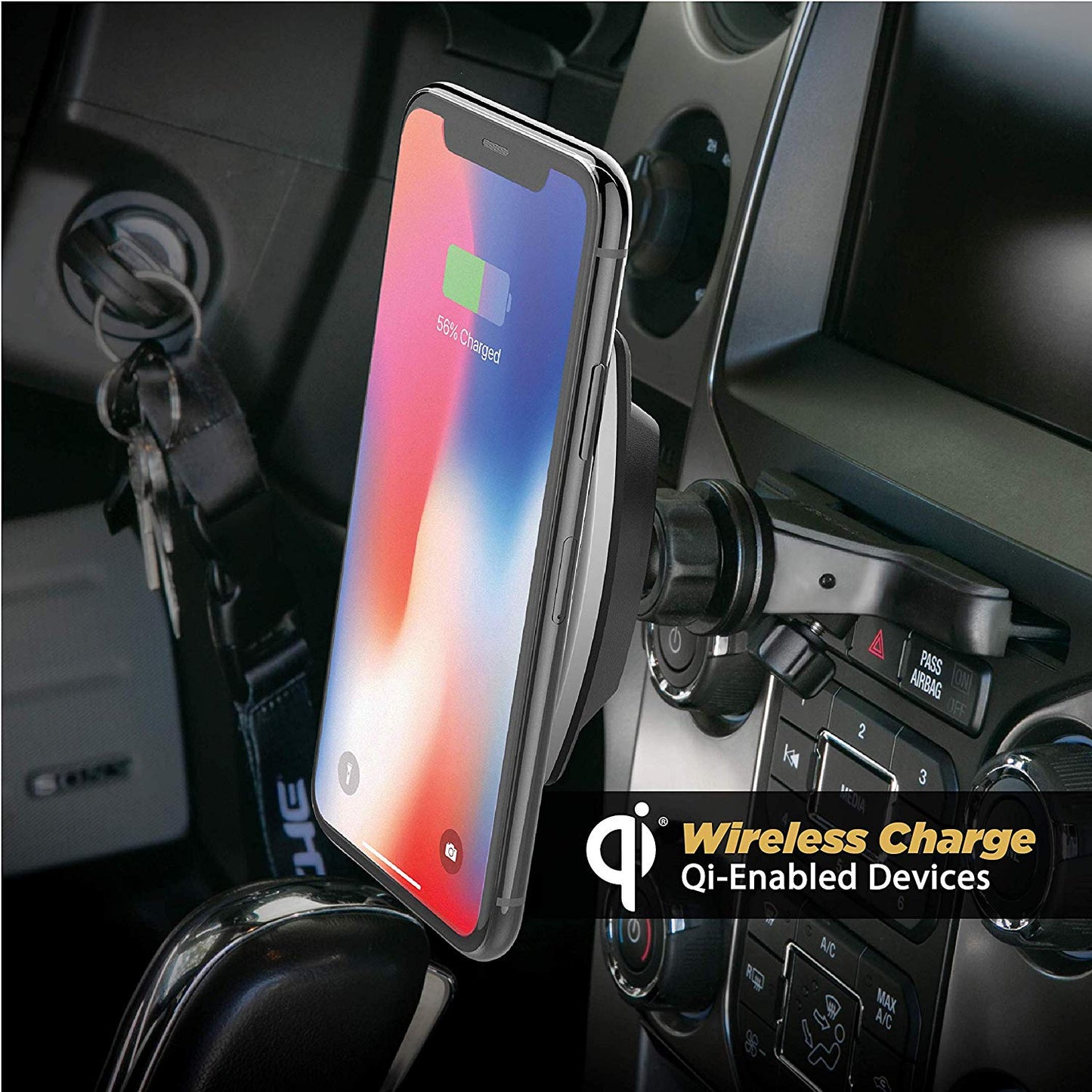 MagicMount Pro - Wireless Charging Magnetic CD Mount