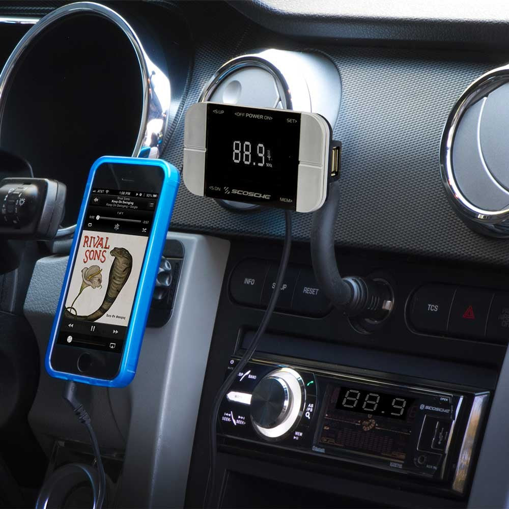 TuneIt Pro Docking FM transmitter with USB charger