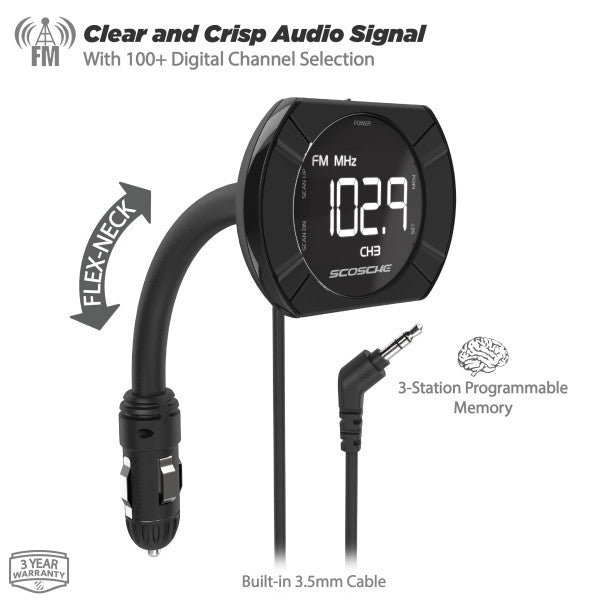 Scosche TuneIt™ Digital FM transmitter
