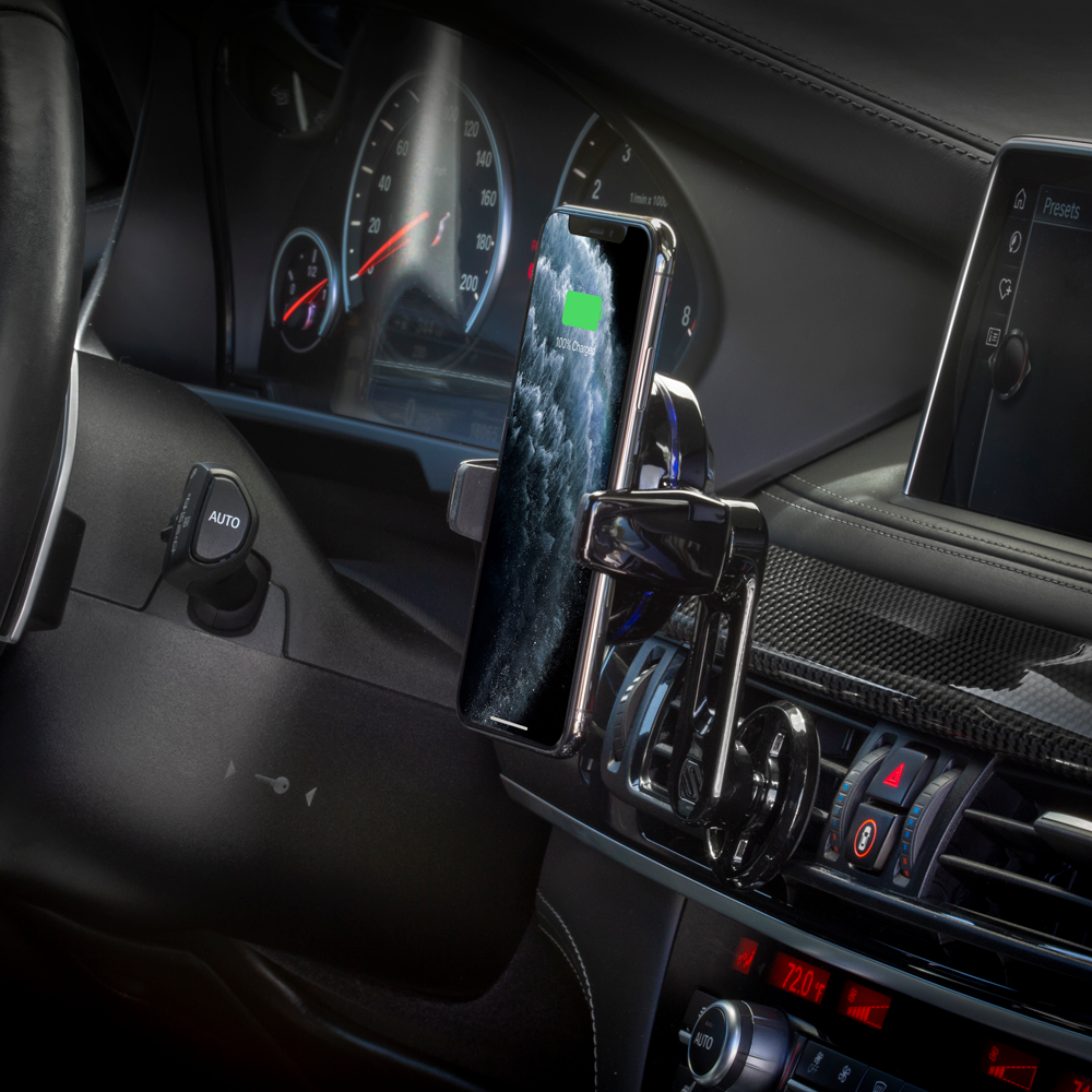 MagicGrip™ Vent Mount - Qi Wireless Charging Grip Mount Car Vent