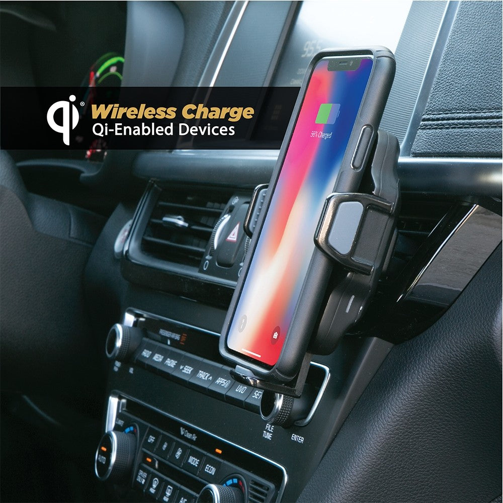 VentMount Qi - Wireless Charging Universal Vent Mount