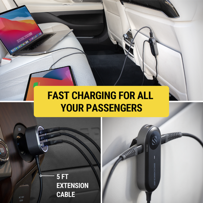 6-Port Travel Car Charging Hub