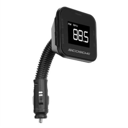 Digital FM transmitter with Back Lit Display & Flex-Neck