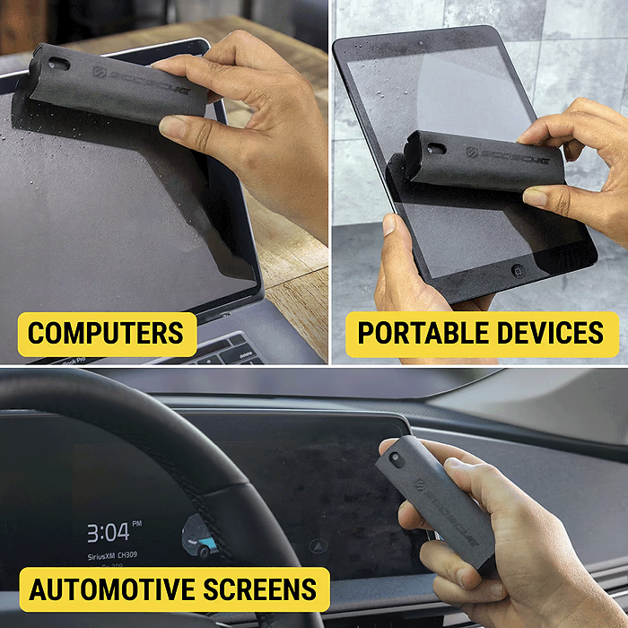 Scosche 2-in-1 Screen Cleaner 2-Pack Pink