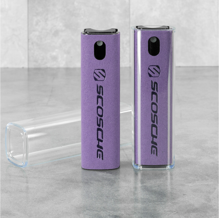 Scosche 2-in-1 Screen Cleaner 2-Pack Purple