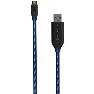 StrikeLine Flo - Charge & Sync Cable w/Flowing Charge LED for Micro USB Devices